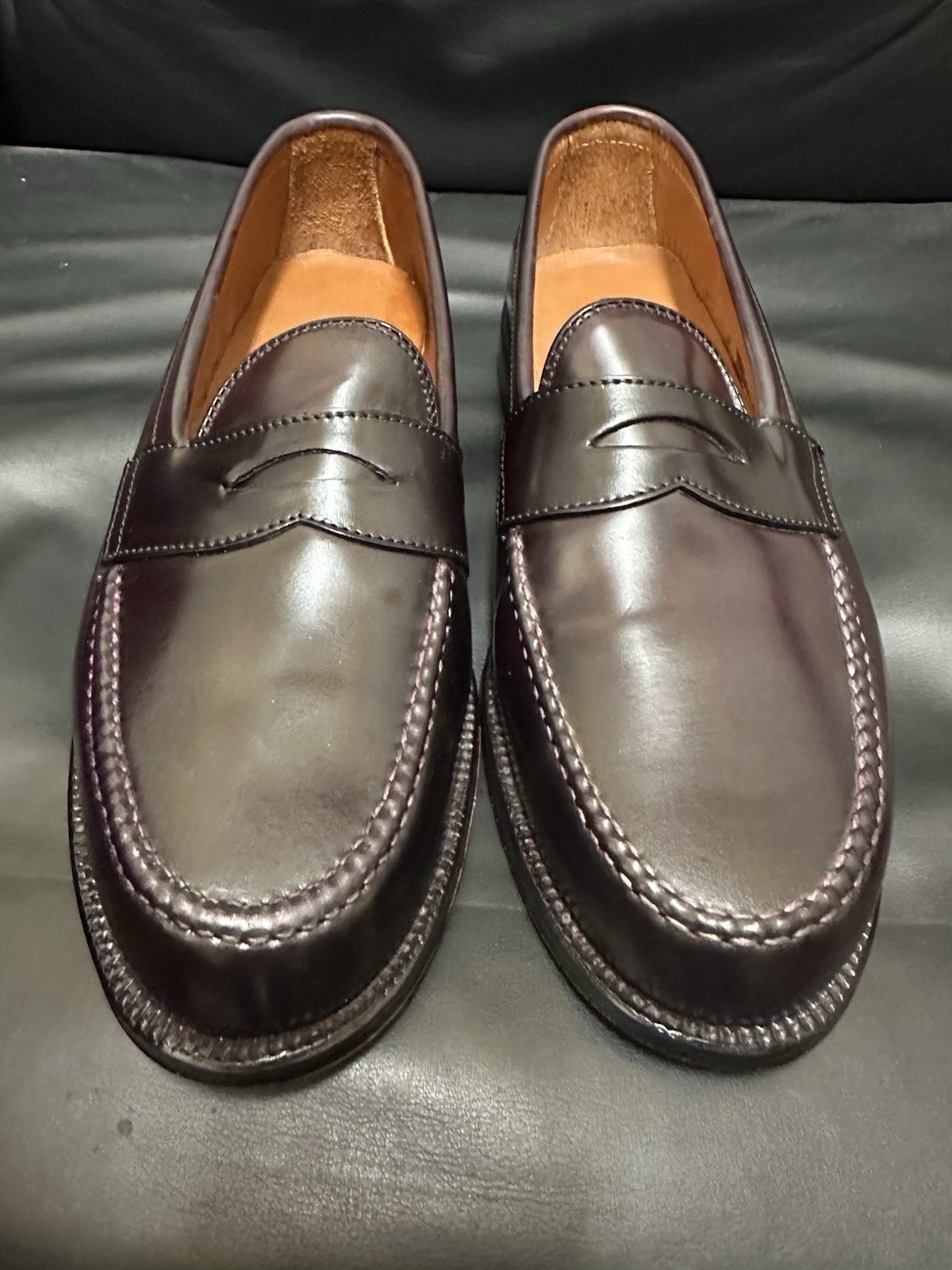Alden 986 Color 8 Shell Cordovan LHS / Penny Loafer