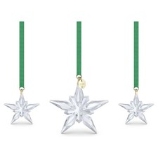 Swarovski Annual Edition Set White Crystal Polyester Ornament 5701854