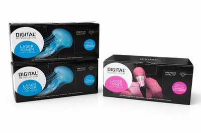 Digital Revolution Laser Toner Cartridge Cyan, Magenta