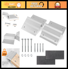 Aluminum Ramp Top Kit for 2"x8" Boards - Heavy Duty for Cars, Trucks, Trailers,