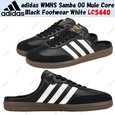 adidas WMNS Samba OG Mule Core Black Footwear White LC5440 Women's Size