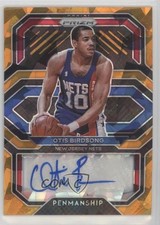2020-21 Panini Prizm Penmanship Orange Ice Prizm Otis Birdsong #PE-OTB Auto uk2
