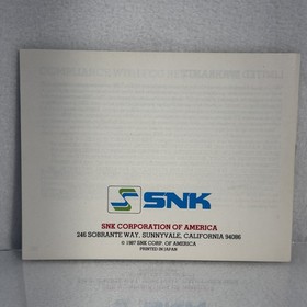 Ikari Warriors 1⭐️NICE Complete CIB 3 Screw Hangtab ⭐️Nintendo NES Original Box