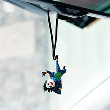 Cute Clown Car Hanging Ornament Kawaii Anime Swing Rearview Mirror Charm Pendan Cute Clown Car Hanging Ornament Kawaii Anime Swing Rearview Mirror Charm Pendan