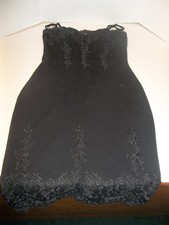 NWT Haute Monde Womens L Short Prom Dress Bodycon Lacy Stretch