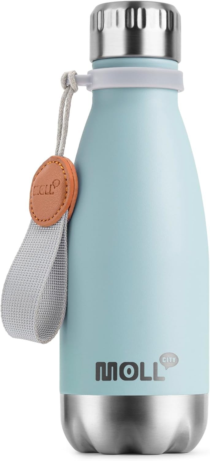 9 Oz Water Bottle for Kids-Small Stainless Steel Water Bottl