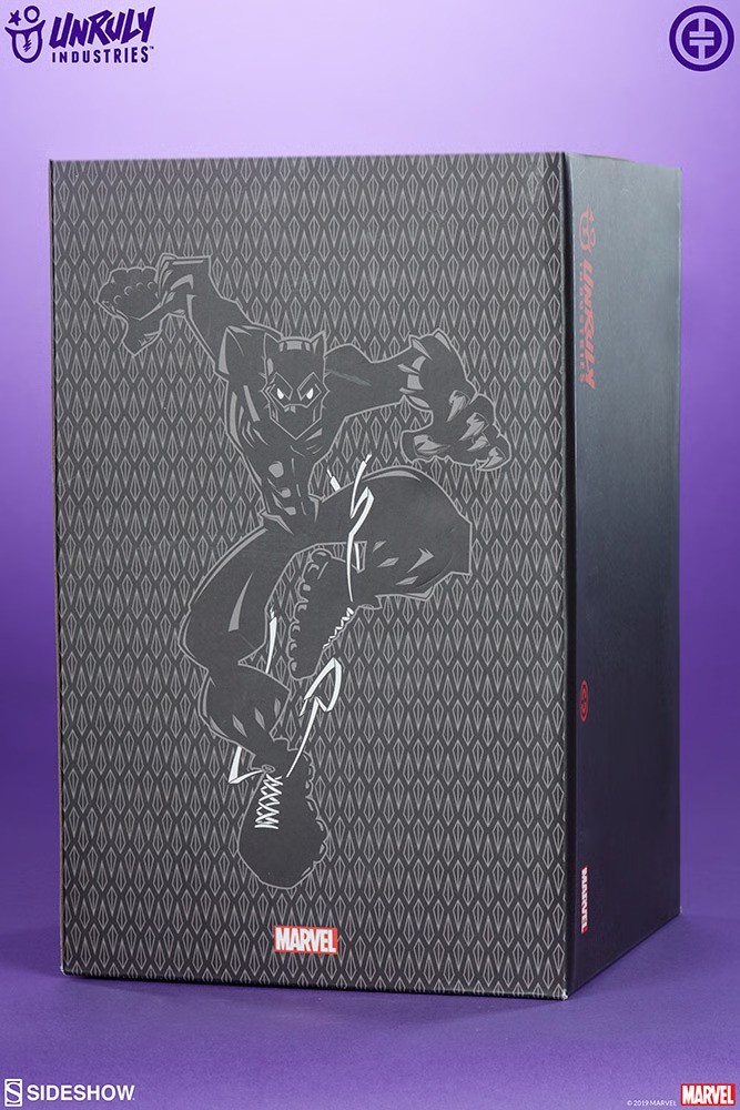 UNRULY INDUSTRIES BLACK PANTHER T'CHALLA DESIGNER STATUE BY TRACY TUBERA *NEW!* thumbnail 7