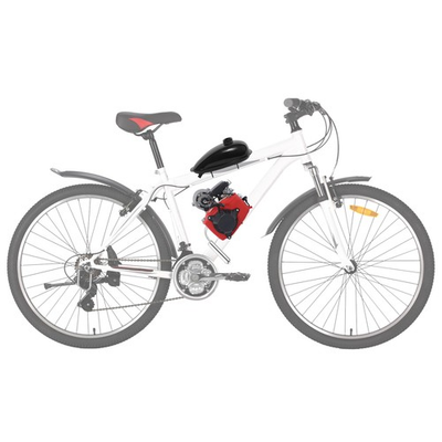 #ad 53CC 4 Stroke Gas Motorized Engine Bicycle Bike Motor Kit Chain Drive Air Cooled $188.70