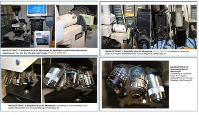 NIKON OPTIPHOT 2: Brightfield & Epi-IFL Microscope with Spot Digital Camera