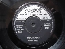 BOBBY DARIN - MACK THE KNIFE  UK LONDON  FIFTIES 50'S