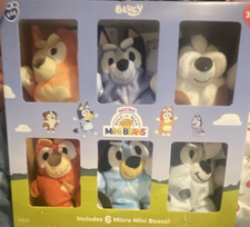 Build-A-Bear Workshop Bluey Micro Mini Beans 6-Pack Mini Plush Set 2024