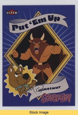 2024 Fleer Scooby Doo Put 'em Up! Stickers Minotaur #62 READ 18d6