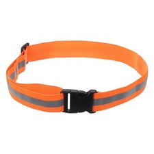 Reflective Belt Adjustable Hi-Vis Safety Running Gear Belt Fluorescent Orange