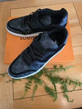 Louis Vuitton Trainer Black Monogram New Size 10