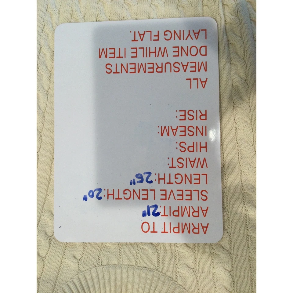 Suéter Pescador Gap Niños Niña 14 16 Trozos Tejido con Cable Marfil Preparación Algodón Orgánico Foto 3 de 4