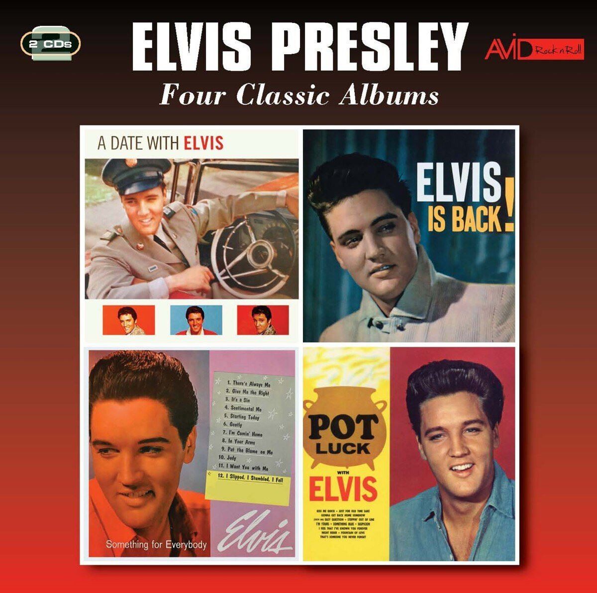 Elvis Presley - Four Classic Albums (Avid Rock 'n' Roll) 2CD Album