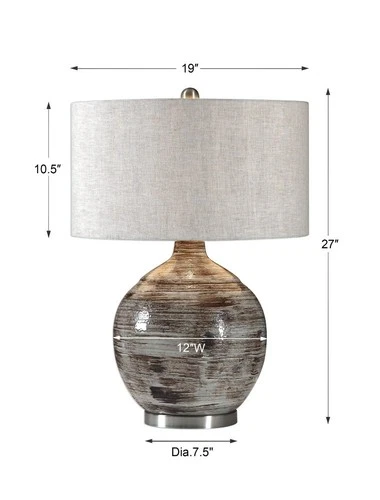Tamula - 1 Light Table Lamp - 19 inches wide by 19 inches deep Lamps Uttermost - Picture 7 of 8