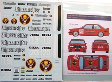 Decalpool 1/24 BMW M3 E30 Jägermeister DTM 1992 Decal Sheet DP070 for Fujimi kit