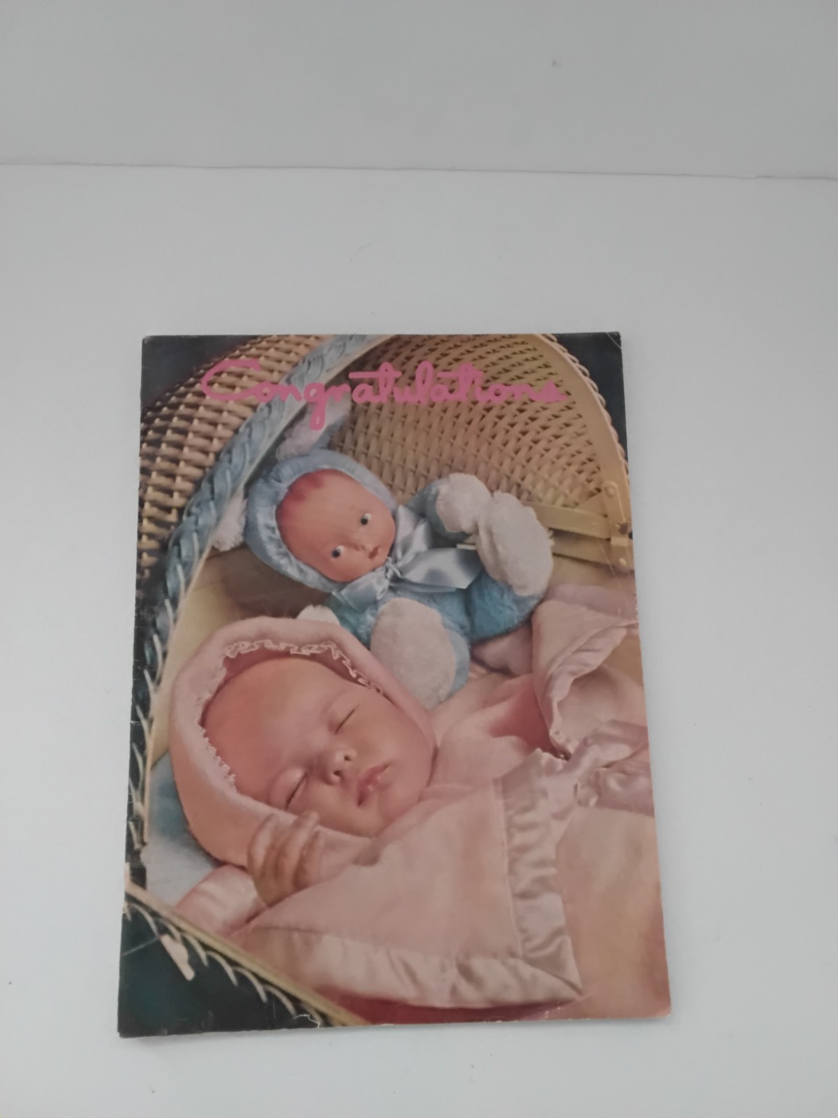 Vintage 1962 Congratulations Magazine Hospital To New Mother MCM Paper Ephemera