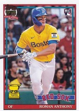 ROMAN ANTHONY TOPPS ROOKIE 1991 35TH ANNIVERSARY RC RED SOX #T91-71 2026 S1