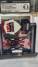 Panini 2021-22 Prizm Shaquille O'Neal #10 USA Basketball United States CGC 9.5
