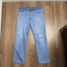 Vtg Levis 508 Jeans Mens 36x30 Blue White Tab Straight Leg 20508-0914 See Dsc