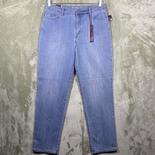 Gloria Vanderbilt Amanda Jeans Women's 12 32x30 Blue Heritage Fit Tapered Leg