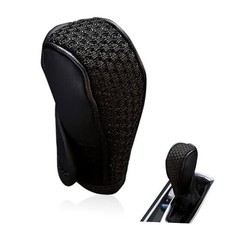 Car Gear Shift Cover, Leather Gear Shifter Stick Protector, Anti-Slip