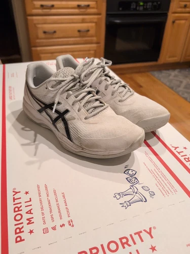 Taglia 9 ASICS GEL Gioco 8 Nero Bianco