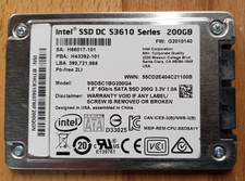 Intel 1.8" 200GB SSD SSDSC1BG200G4 DC S3610 Series uSATA - NOT DELL