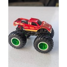 Hot Wheels Monster Jam Snake Bite Hot Rod Monster Truck 1:64 Diecast Red