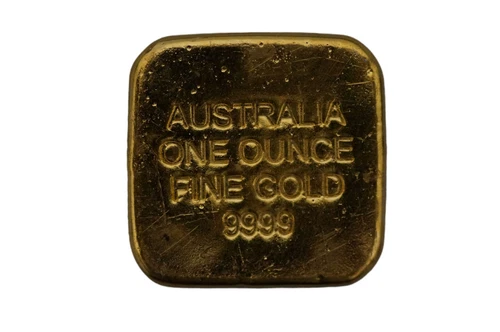 AGD Global Australia One Ounce Fine Gold 9999 Cast Bullion Bar - Picture 2 of 3