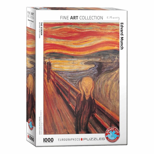 Eurographics Puzzle Der Schrei Von Edvard Munch, 1000 Teile, 68X48 Cm, 6000-4489-image
