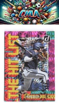2022 Donruss #THL-2 Juan Soto The Hit List Pink Fireworks