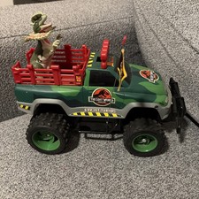 Buy Vintage Toys like The Lost World Jurassic Park TYCO RC Car Spitting Dilop from eBay