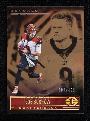 2021 Panini Illusions Trophy Collection Bronze 389/499 Joe Burrow #40 00d2