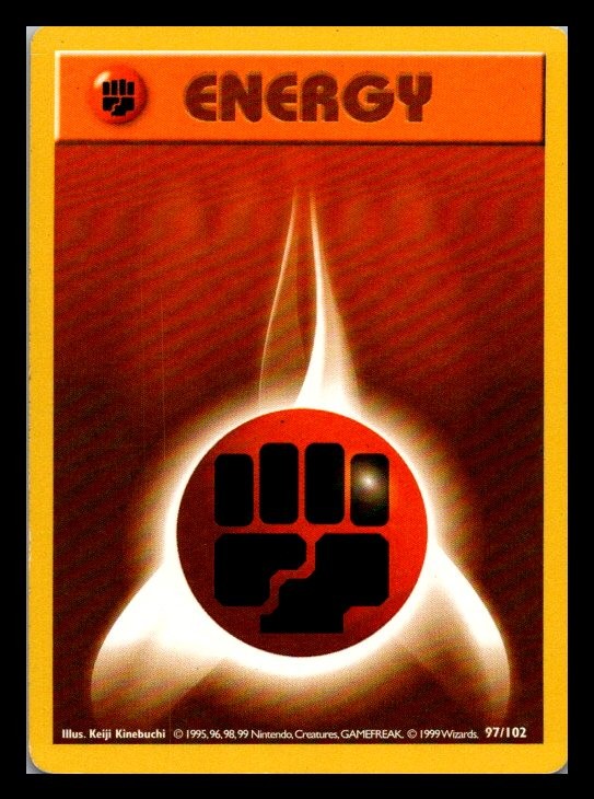 Fighting Energy Base Set (Shadowless) 097/102 DMG Unlimited