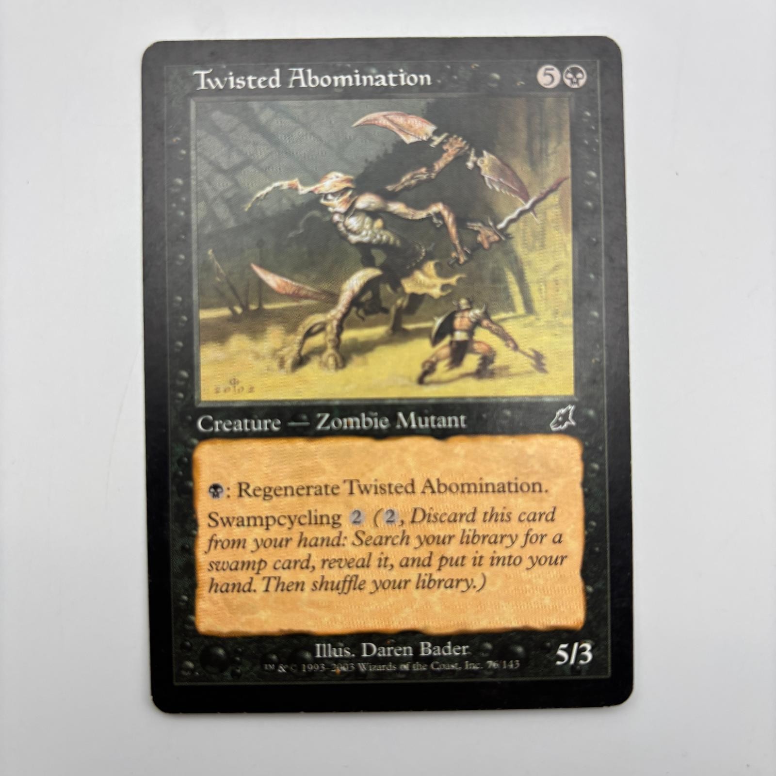 Twisted Abomination 76 Common Scourge Magic: The Gathering Near Mint