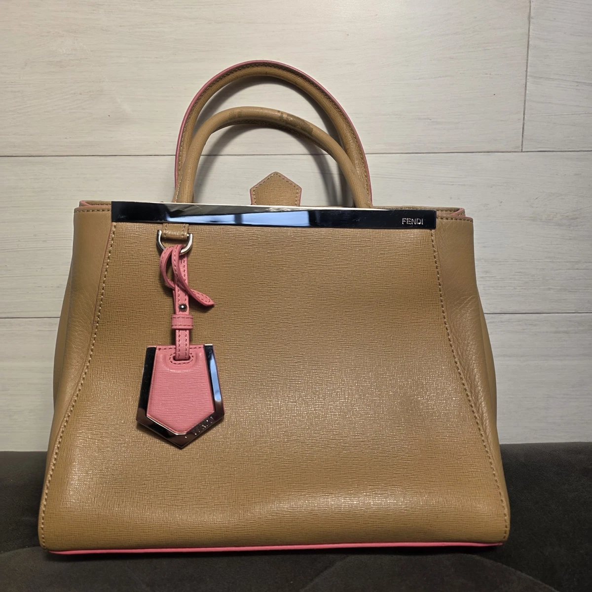 Bag Mini Leather Fendi FENDI Blue | Tote Fendigraphy 2Jours 