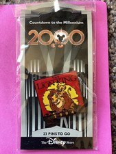 DISNEY PIN - Countdown to Millennium - LION KING Mufasa & Simba #24