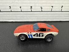 VTG Datsun 240 Z 46 HO Scale Slot Car - Red White Blue Untested