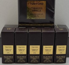 5 X Tom Ford Tobacco Vanille Sample 2 ML Each/ 10 Ml Total/Travel Size/Gift Set.