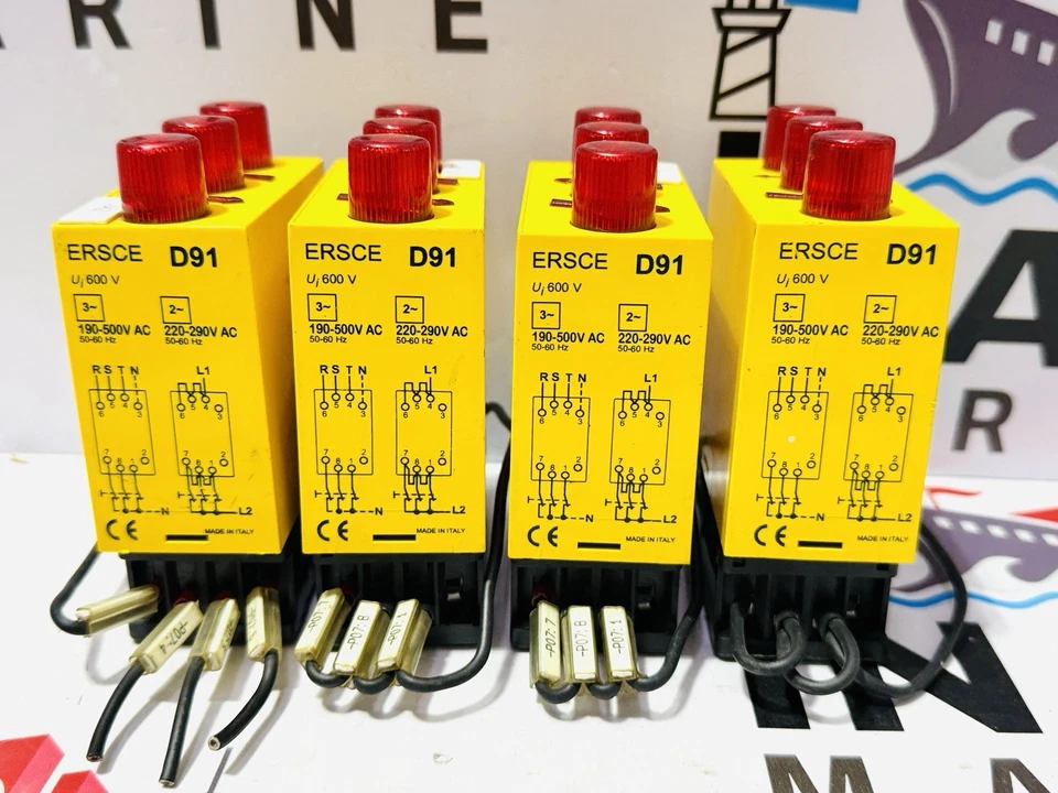 Ersce D91 RELAY 190-500V ac 50/60Hz 220-290V ac TESTED OK - Image 2 of 4