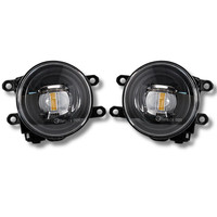 Toyota Yaris Nebelscheinwerfer Set LED Gelb 15-20 Schwarz Paar Links Rechts