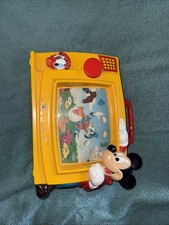 Vintage Disney Mickey Mouse Scrolling Musical TV HOME56 
