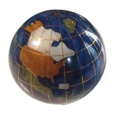 Alexander Kalifano Gemstone Enlaid Globe Pape...
