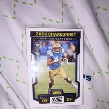 Panini 2023 Score Zach Charbonnet Rookie #320 Seahawks Bruins Football Card