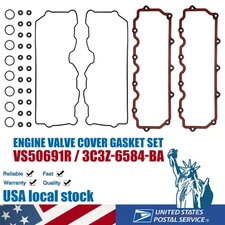 3C3Z-6584-BA Valve Cover Gasket Set For F-250 F-350 F-450 03-07 SUPER DUTY 6.0L