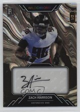 2023 Wildchrome Pro-Look Football WildPaint 1/2 Zach Harrison Auto 19ed