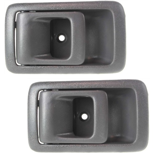 Interior Door Handle Bezel Set (4-Piece) - Textured Gray For Chevy Trailblazer (2002-2009)